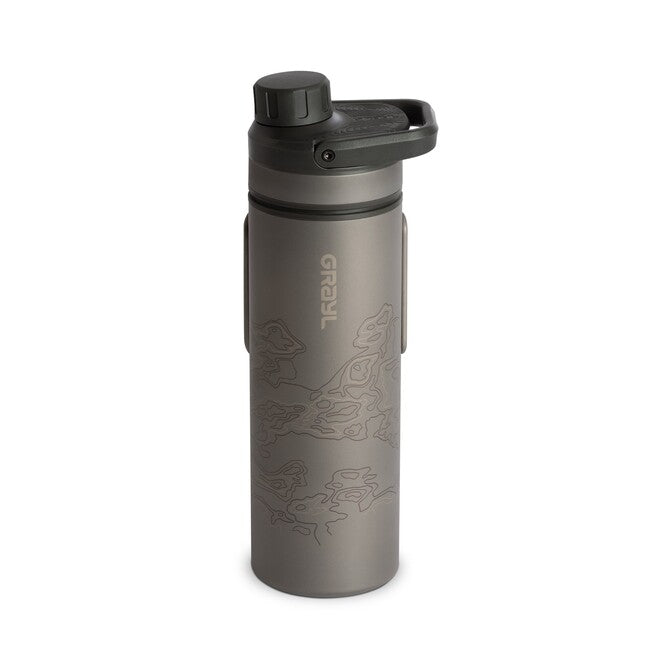 GRAYL UltraPress™ Purifier фільтруюча пляшка титан, чорна