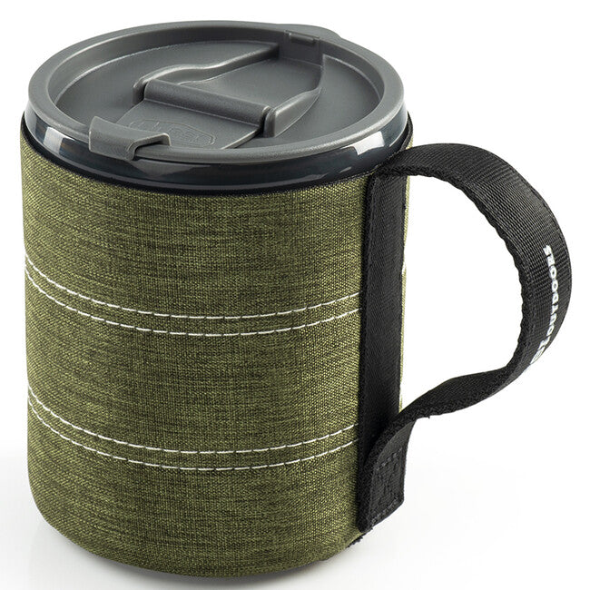GSI Outdoors Infinity Backpacker Mug дитячий кухоль з насадкою 550 ml, зелена