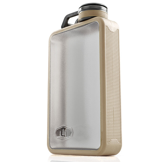 GSI Outdoors Boulder Flask плоска пляшка 177 ml, піщана