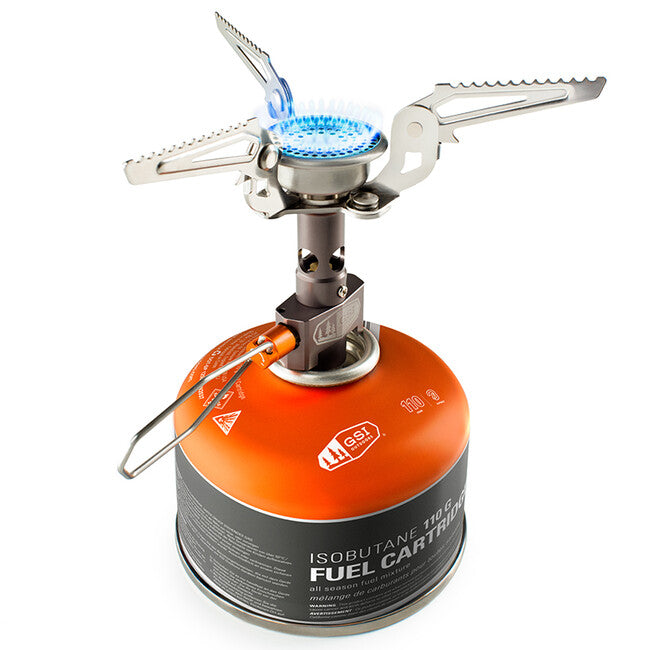 GSI Outdoors Pinnacle Canister Stove газова трекова гарячка, срібло