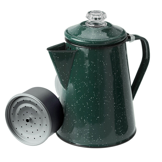 GSI Outdoors Percolator емальована каструля 1,2 л, зелена