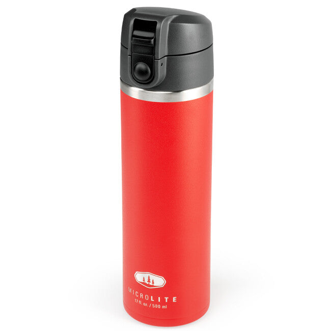 GSI Outdoors Microlite 500 Flip термокубок 500 ml, гарячий червоний