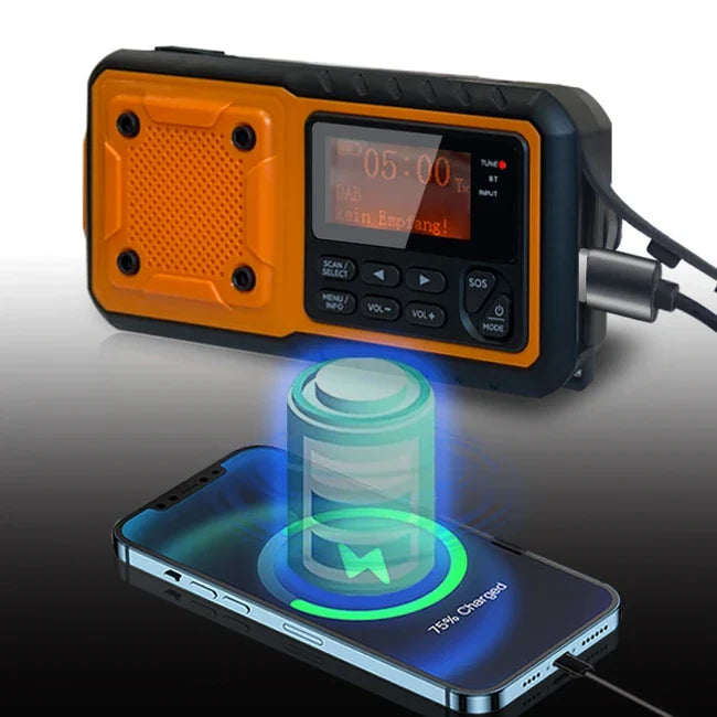 Liber Montis Sonus багатофункціональне радіо DAB/DAB+ FM з Bluetooth 5.1 та SOS функцією