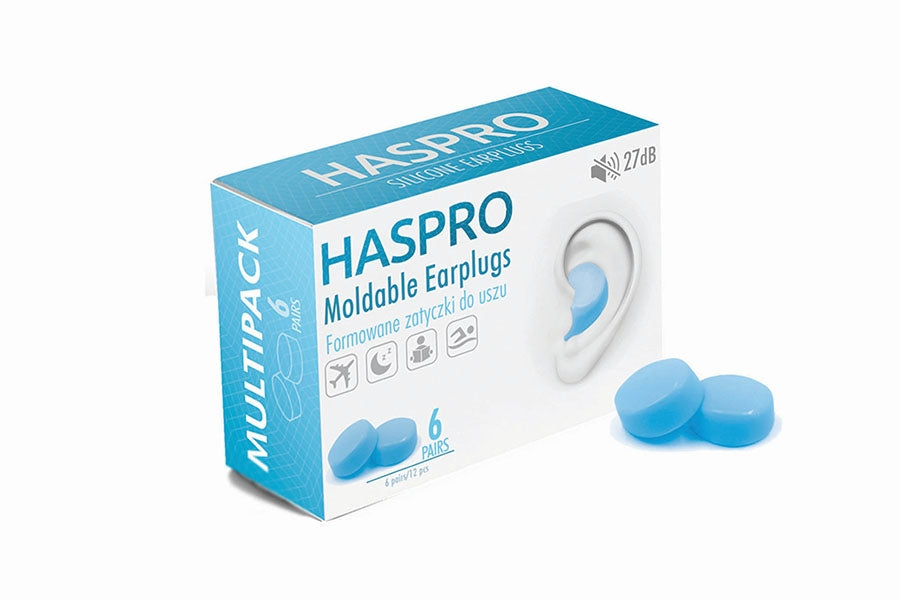 HASPRO 6P беруші силіконові, сині