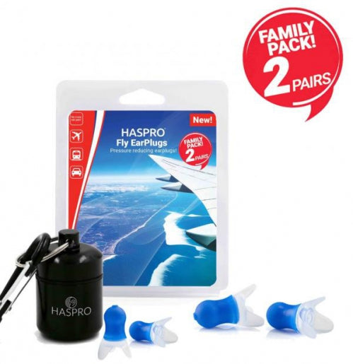 HASPRO FLY вушні беруші, сімейна упаковка
