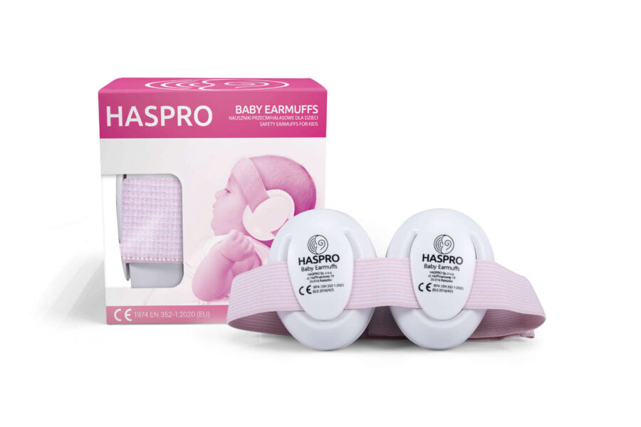 Haspro Baby Earmuffs захисні навушники 0+, рожева