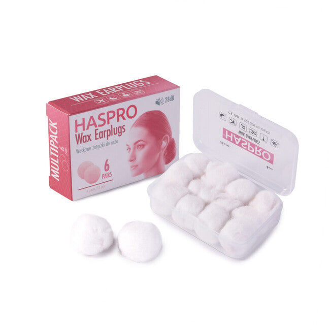 Haspro Wax Earplugs затички для вух (6 пар)