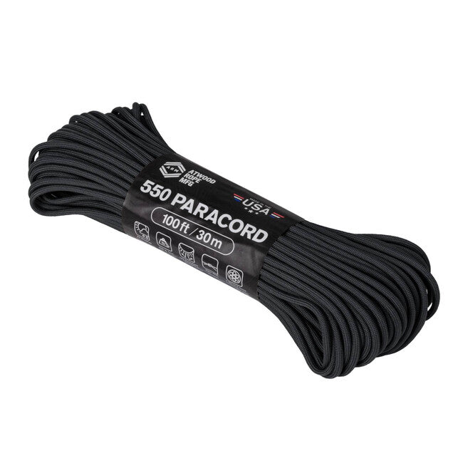 Helikon-Tex 550 Paracord (100 футів), чорний