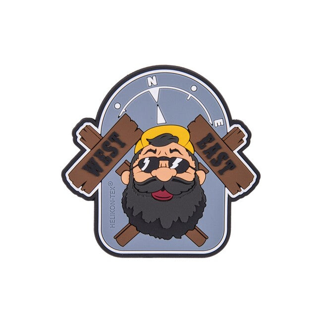 Helikon-Tex Beardman OUTBACK нашивка PVC "Beardman OUTBACK", сірий
