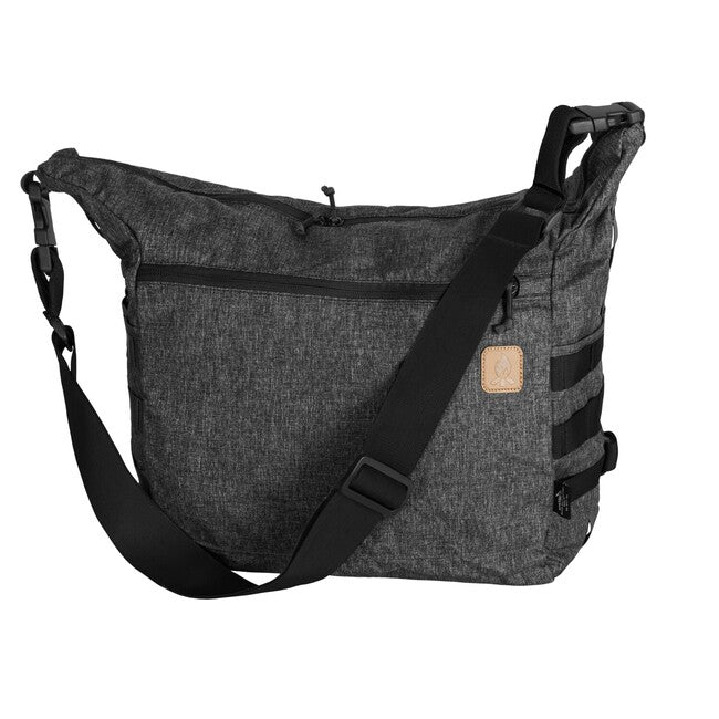 Helikon-Tex BUSHCRAFT SATCHEL сумка з нейлону та поліестеру, меланжева чорно-сіра