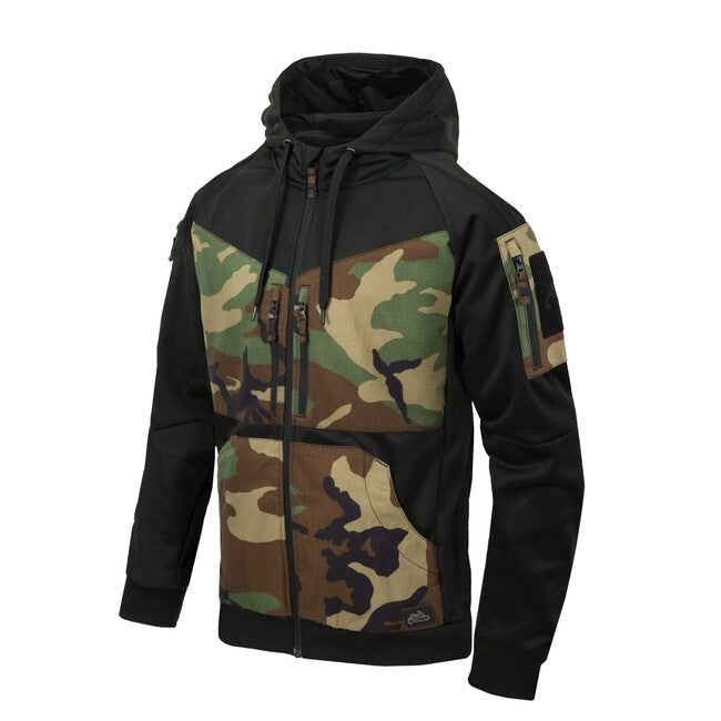 Helikon-Tex ROGUE HOODIE куртка, чорна/US вудленд