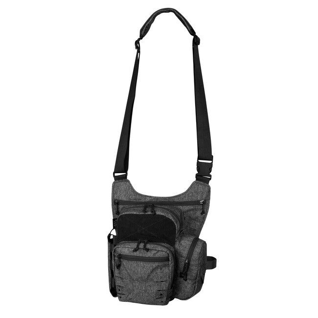 Helikon-Tex EDC сумка через плече Nylon Polyester Blend, меланж чорний-сірий