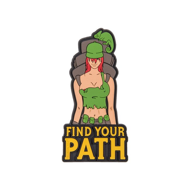 Helikon-Tex "Find Your Path" нашивка PVC, оливковий