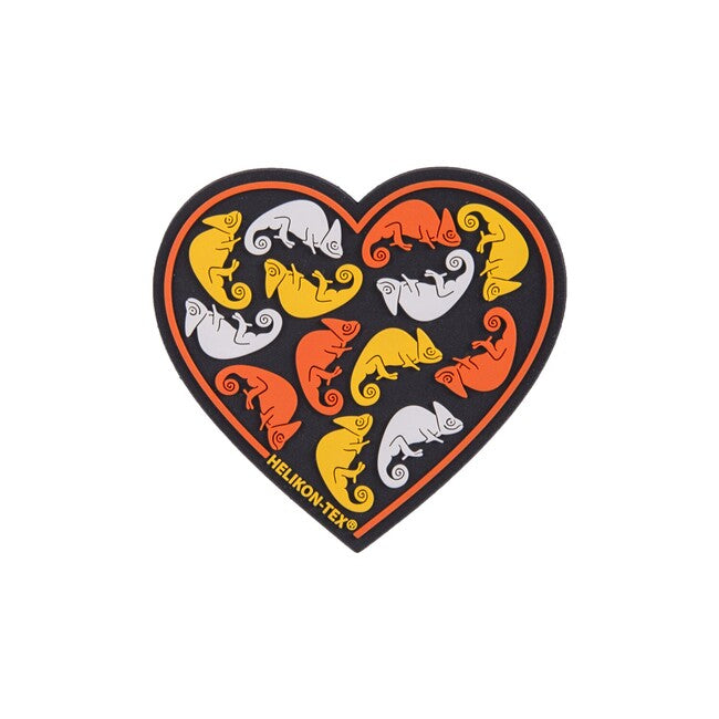 Helikon-Tex нашивка "Heart" PVC, чорна