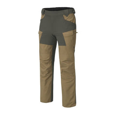Helikon-Tex HYBRID OUTBACK штани Dura Canvas, койотовий коричневий / тайга зелена