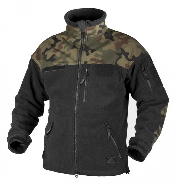 Helikon-Tex Infantry софтшел куртка, чорна woodland, 330g/m2