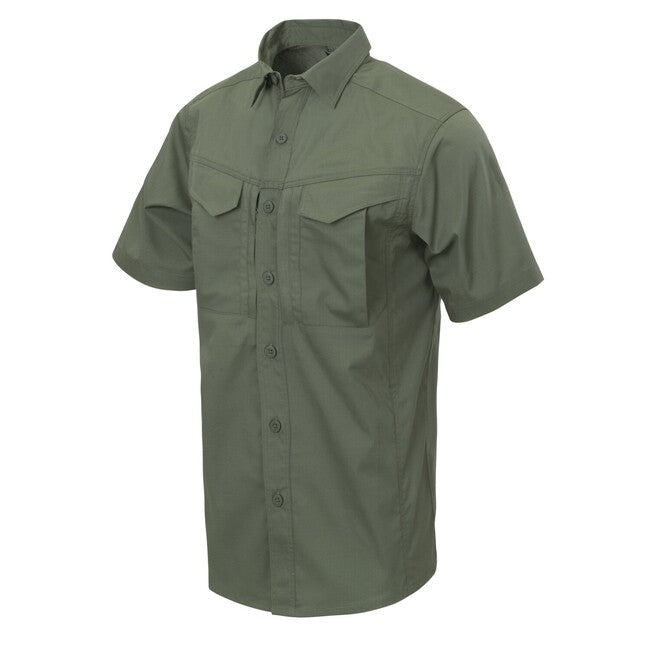 Helikon-Tex DEFENDER Mk2 сорочка з коротким рукавом polycotton ripstop, оливково-зелена