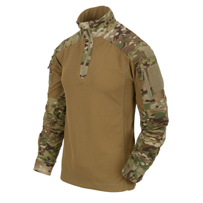 Helikon-Tex MCDU Combat Shirt тактична майка NyCo Ripstop, мультикам/койотовий коричневий