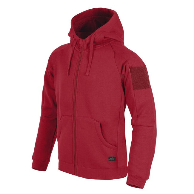 Helikon-Tex міська тактична толстовка з капюшоном FullZip, червона