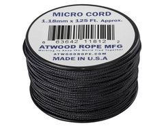 Helikon-Tex Micro Cord 125FT парашютна мотузка 37 метрів, чорна
