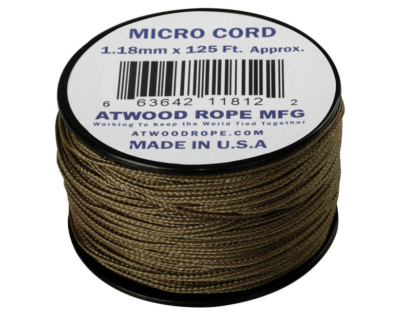 Helikon-Tex Micro Cord парашутний шнур 125FT, 37,5 метрів, койотовий
