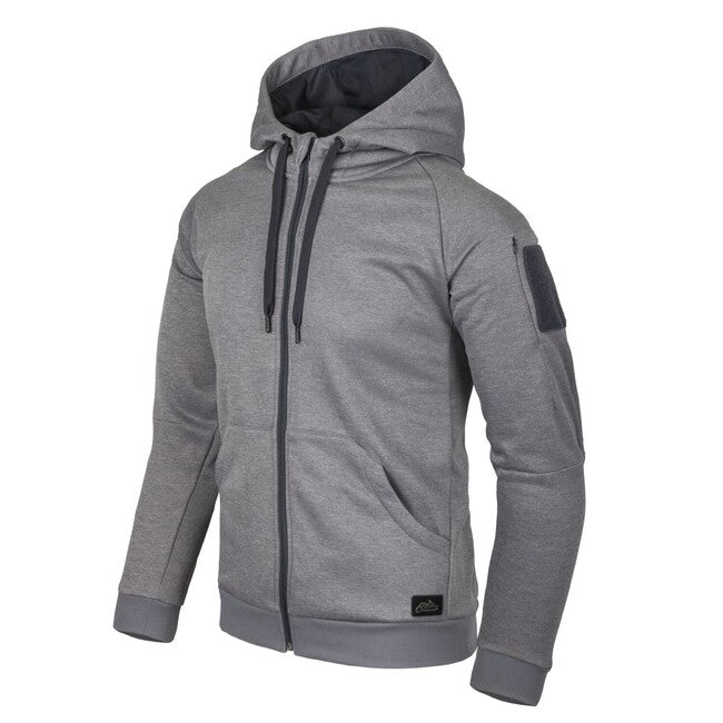 Helikon-Tex Urban Tactical Hoodie світшот на повну змійку, сірий меланж