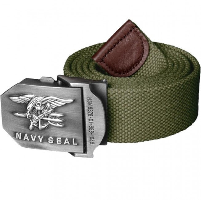 Helikon-Tex Navy Seal ремінь з металевою пряжкою 4 см, оливковий
