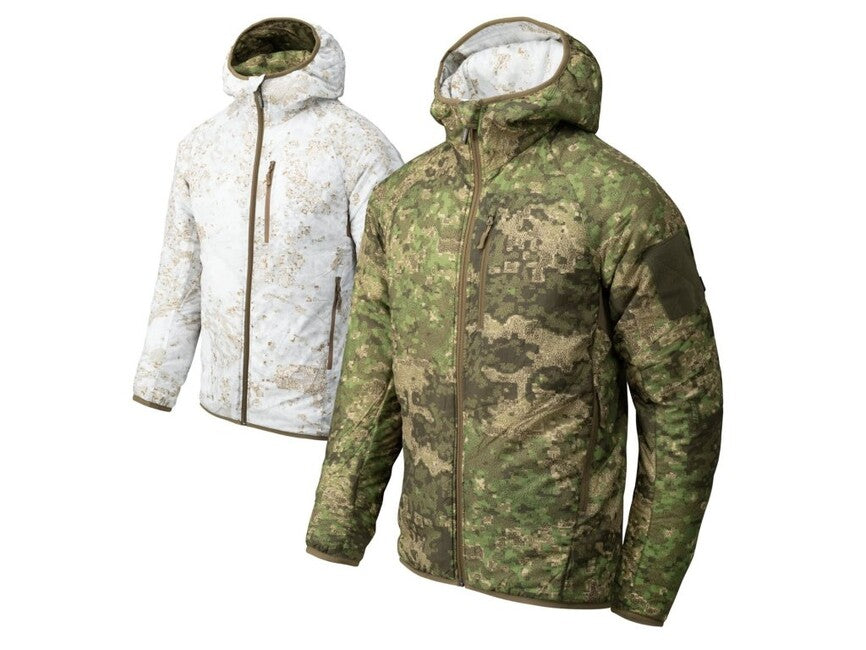 Helikon-Tex Wolfhound двостороння куртка Windpack, Pencott Wildwood/Pencott Snowdrift