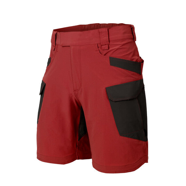 Helikon-Tex шорти OTS 8.5" VersaStretch тактичні для активного відпочинку Versa Stretch Lite, малиновий-небо / чорні