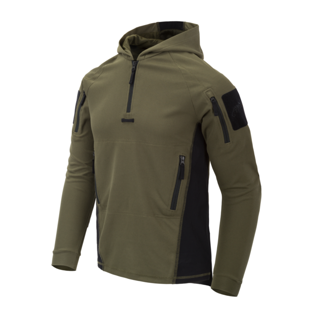 Helikon-Tex Range Hoodie TopCool толстовка з капюшоном, оливкова/чорна