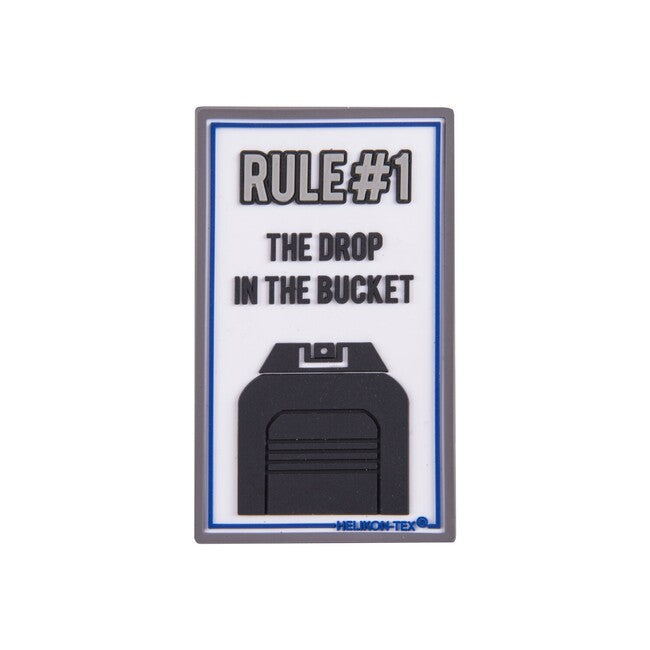 Helikon-Tex "Rule#1" нашивка з ПВХ, біла