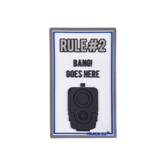 Helikon-Tex "Rule#2" нашивка PVC, біла