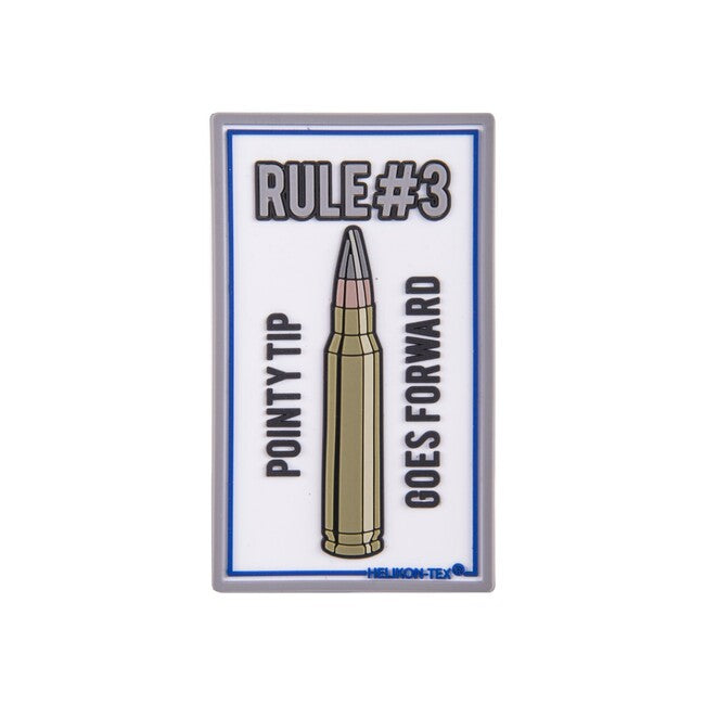 Helikon-Tex Rule#3 нашивка PVC "Rule#3", біла