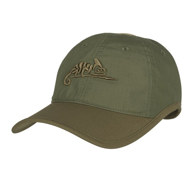 Helikon-Tex кепка PolyCotton Ripstop з логотипом, оливково-зелена / Adaptive