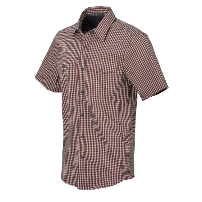 Helikon-Tex Covert Concealed Carry тактична сорочка із короткими рукавами, dirt червоний checkered