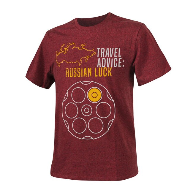 Helikon-Tex Travel Advice: Russian Luck футболка, меланж червоний