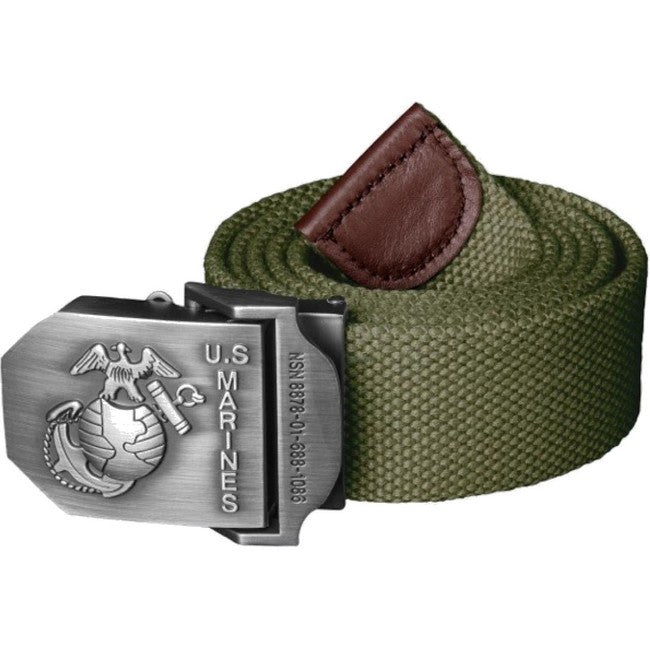 Helikon-Tex USMC ремінь з металевою пряжкою, оливковий, 4см