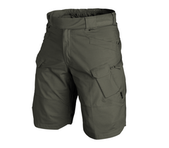 Штани тактичні Helikon-Tex UTS короткі 11 дюймів - полібавовна стрейч ріпстоп - тайговий зелений
