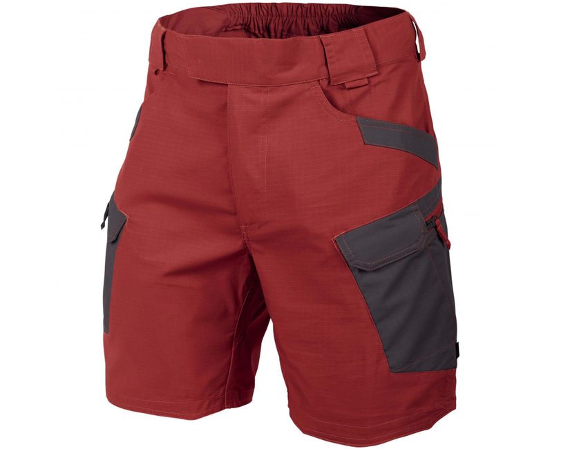 Helikon-Tex Urban Tactical Rip-Stop шорти полі-бавовна 8,5", Малиновий Sky/Попелястий Сірий