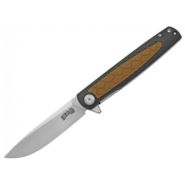 Herbertz G10 D2 кишеньковий ніж 9см, чорний/коричневий