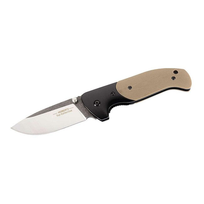 Herbertz TOP-Collection однорукий кишеньковий ніж, нержавіюча сталь, G10, пісочна, 8,5см