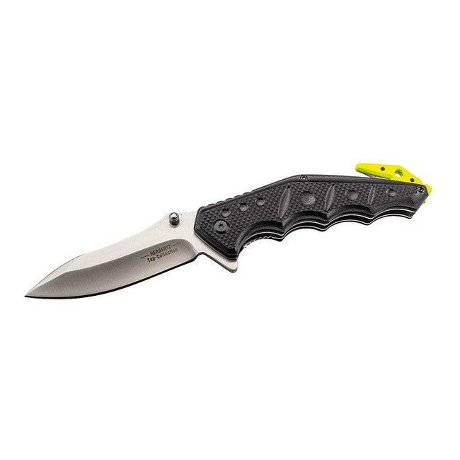 Herbertz TOP-Collection одноручний рятувальний ніж 8,5см, чорний, G10