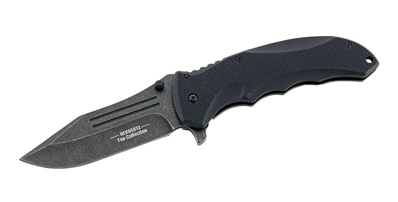 Herbertz Top-Collection складний ніж, чорний, G10, нейлоновий чохол, 10,5 см