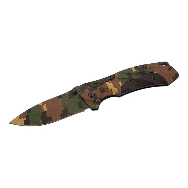 Herbertz складаний ніж алюміній, маскувальна фарба Digital Camo, 8,7 см