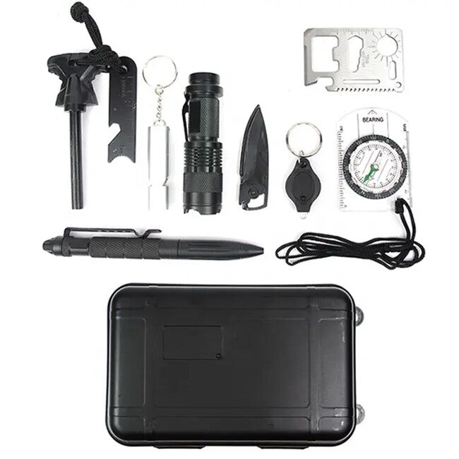 DRAGOWA Tactical набір для виживання на природі 10в1, Pine, малий