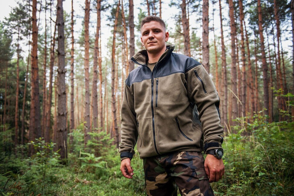 Helikon-Tex Classic Army флісова посилена куртка, чорна