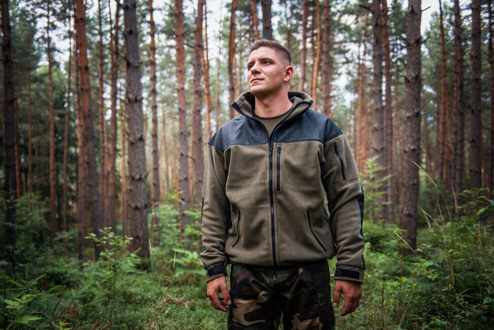 Helikon-Tex Classic Army посилена флісова куртка, оливково-чорна