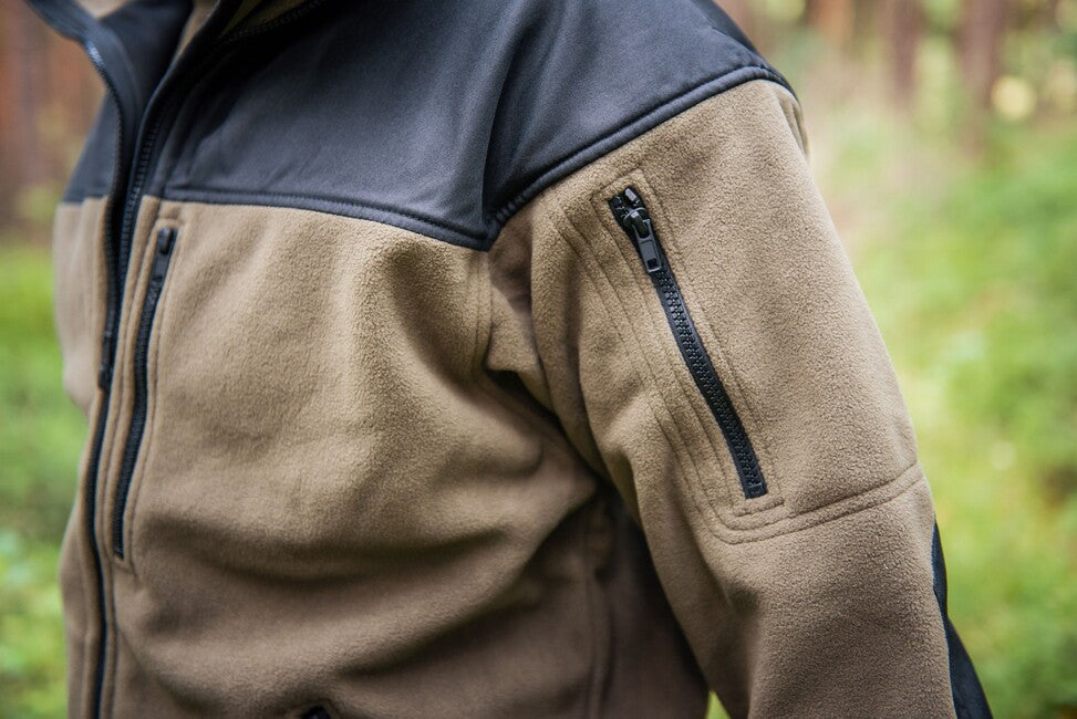 Helikon-Tex Classic Army посилена флісова куртка, оливково-чорна