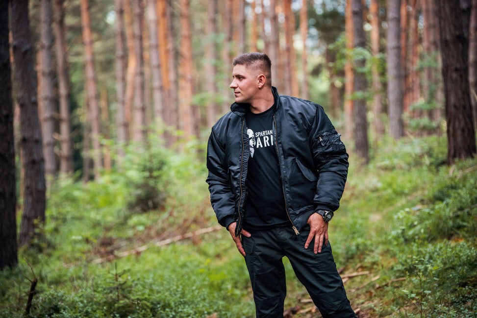 MFH CWU бомбер куртка, синя