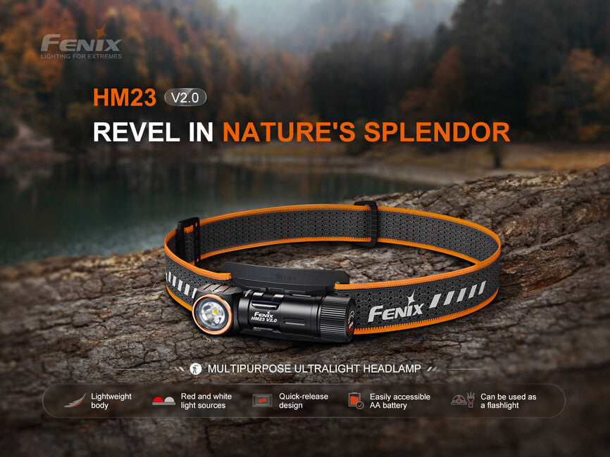 Fenix HM23 V2.0 налобний ліхтар